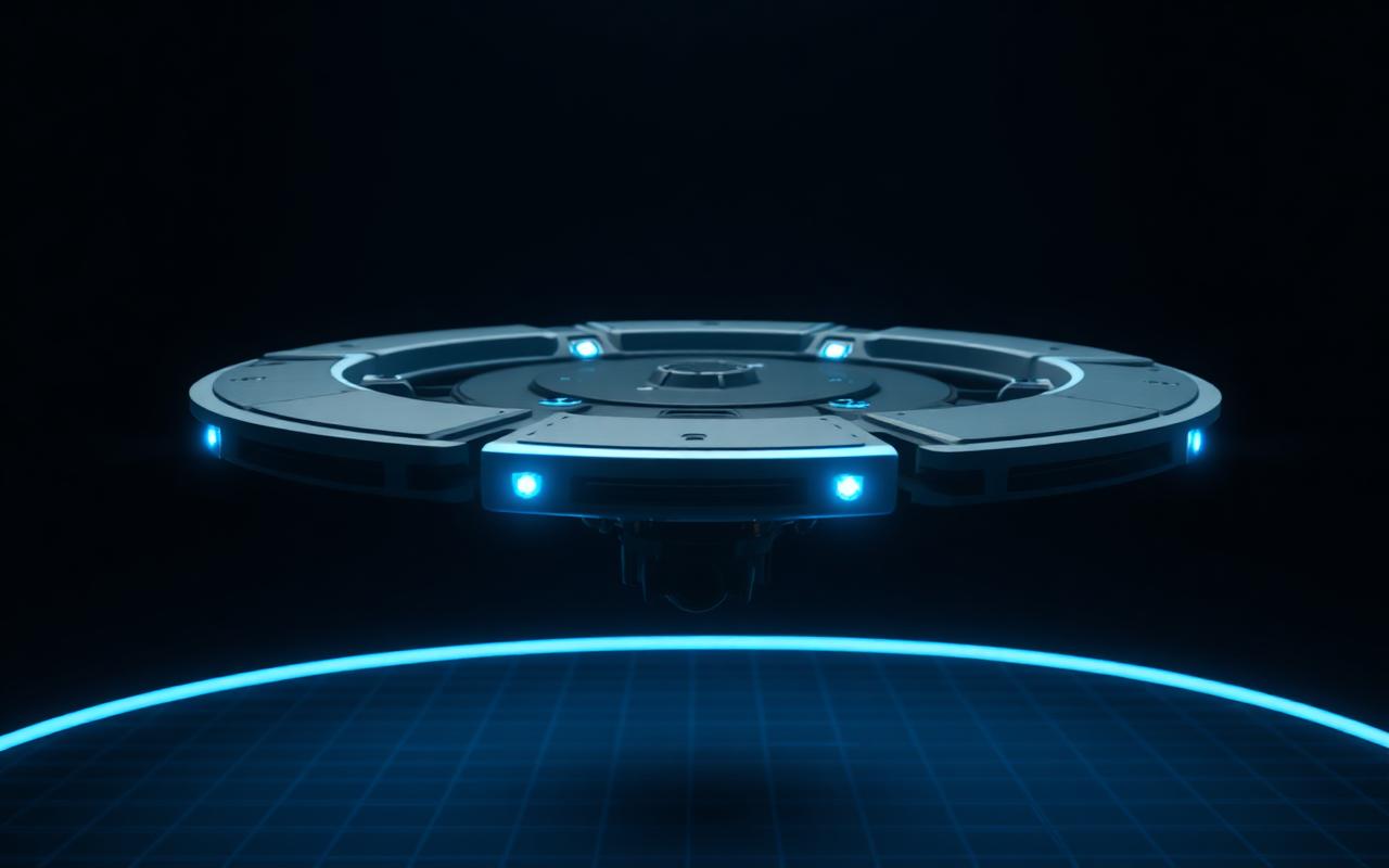 DR-01 MINI compact ring demonstrator in a studio environment