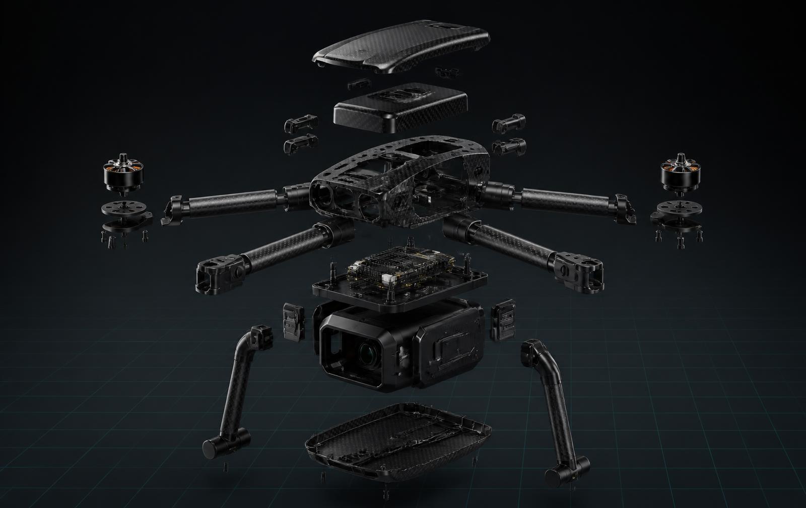 MS-01 Scout exploded technical concept view